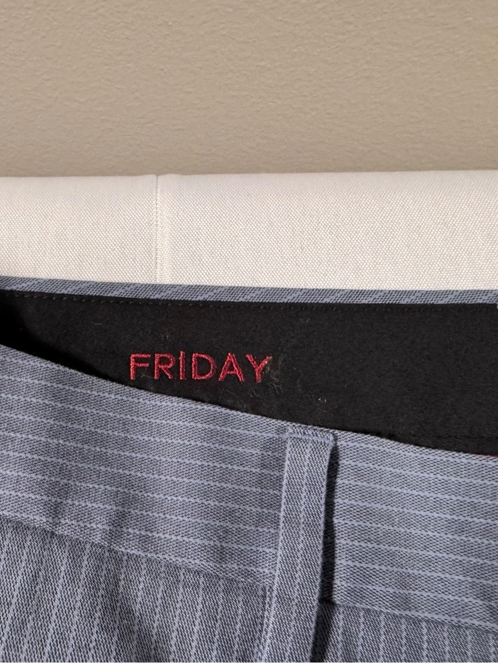 Bonobos Men's Slim Dress Pants - Light Blue Pinstripe